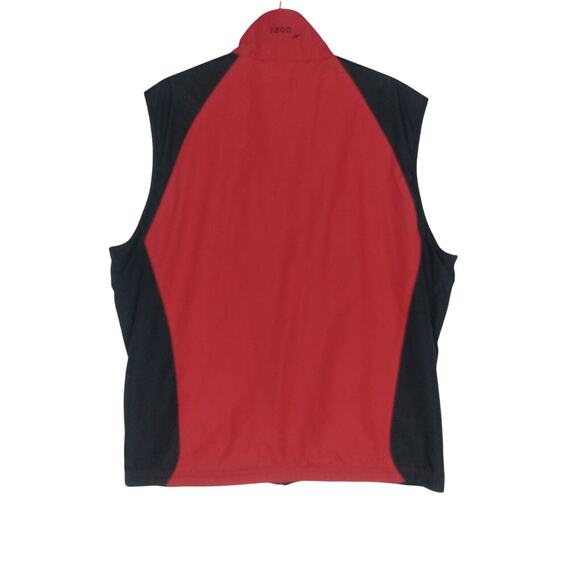 IZOD Perform X Reversible Vest/Jacket Dark Red Fleece‎ Weather Resistant XL - Picture 3 of 8